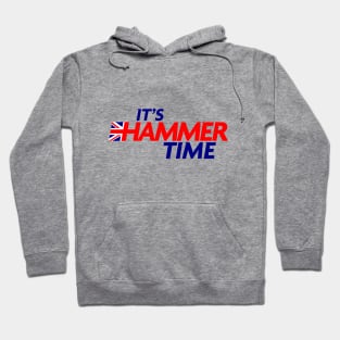 It's Hammer Time - Blue Text Hoodie